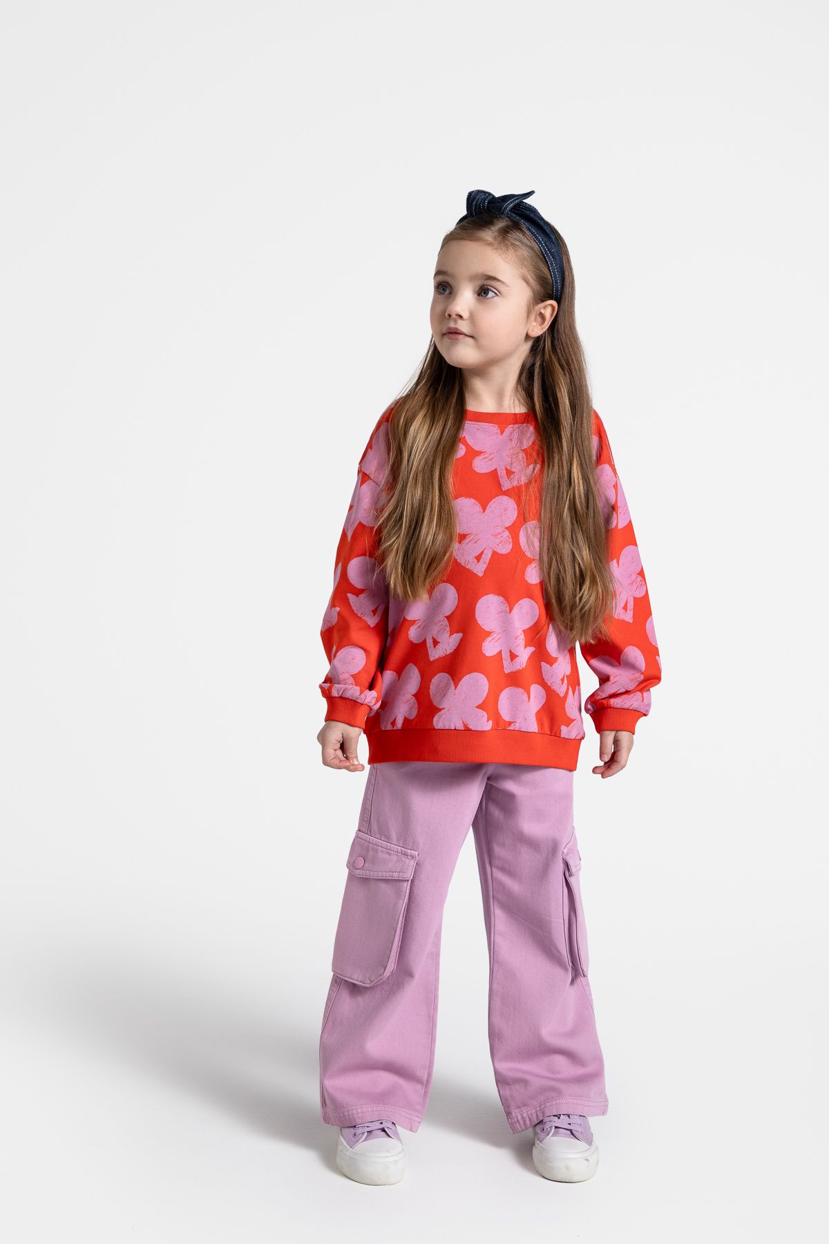 Girls' ski pants with fleece lining and DWR coating