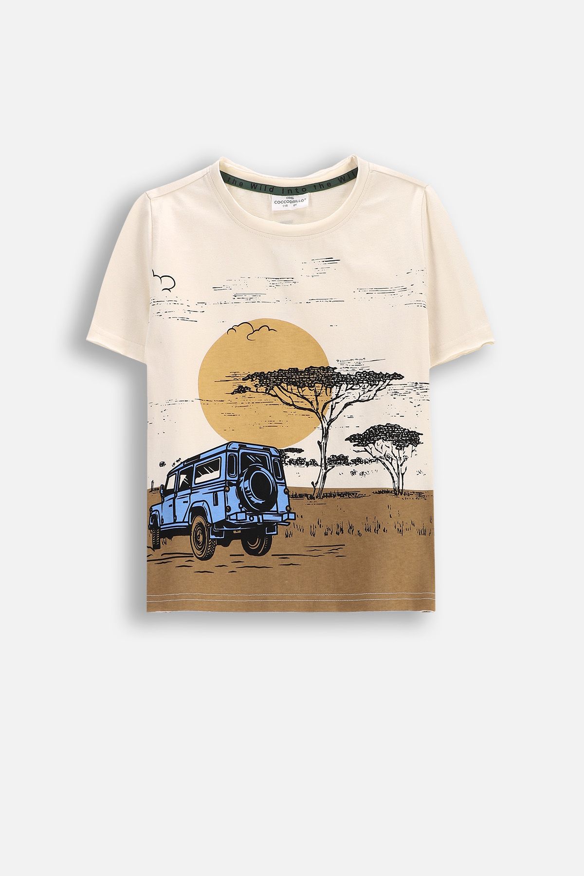 Tシャツ・カットソー Number Short Sleeve T-Shirt T-shirt with short sleeves Gray with Print on Front and Back
