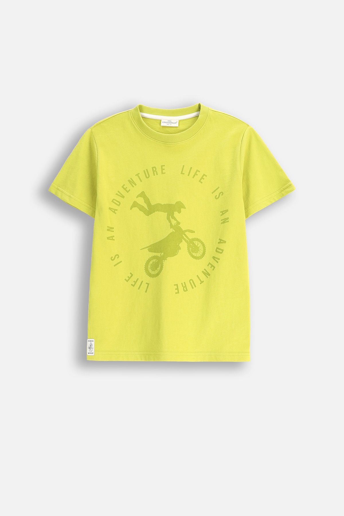 T-shirt with short sleeves green with print, CHUPA CHUPS