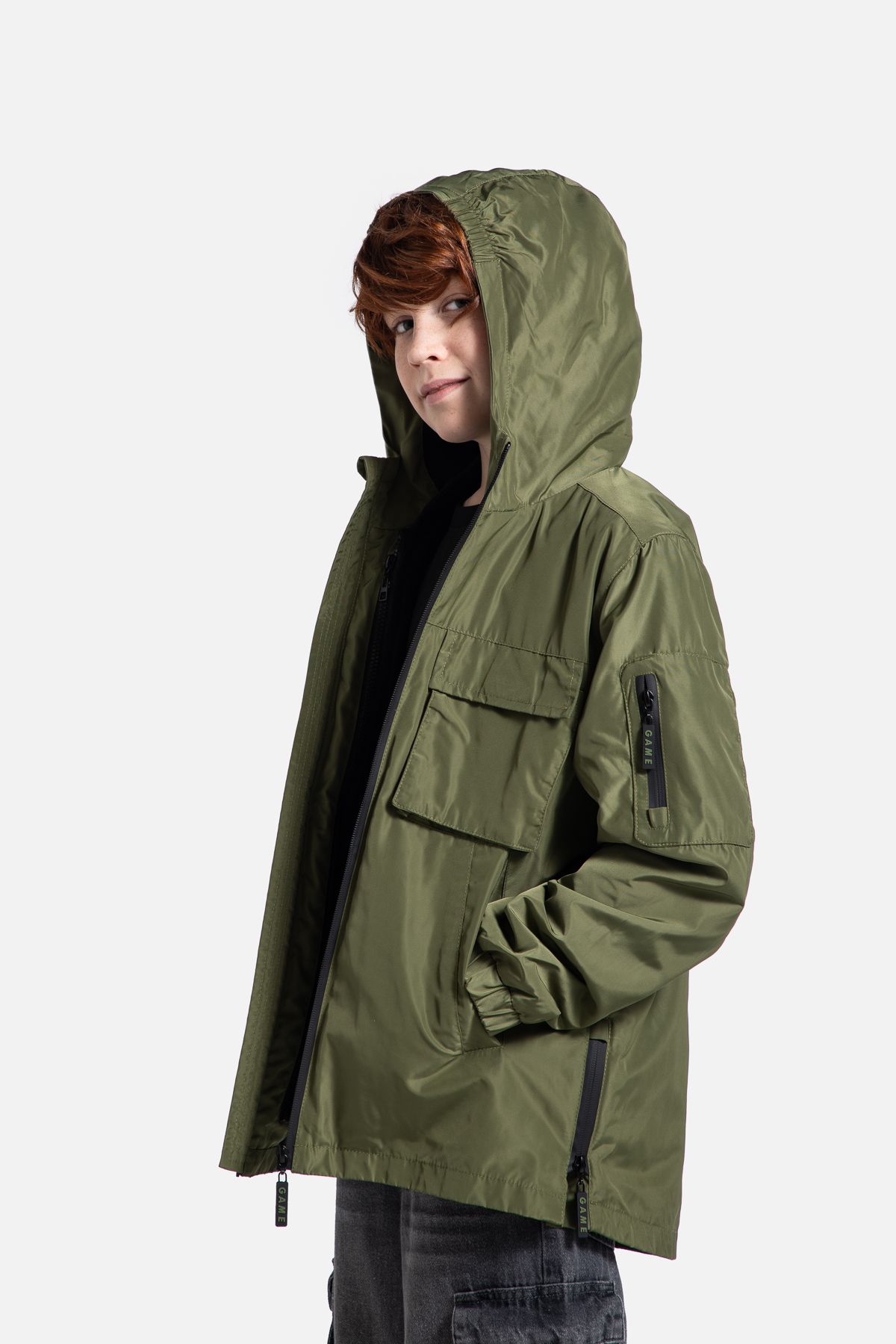 CRONO PROTECTIVE JACKET カーキ Buzz Rickson Plain Tanker Jacket Men's Reproduction US Army