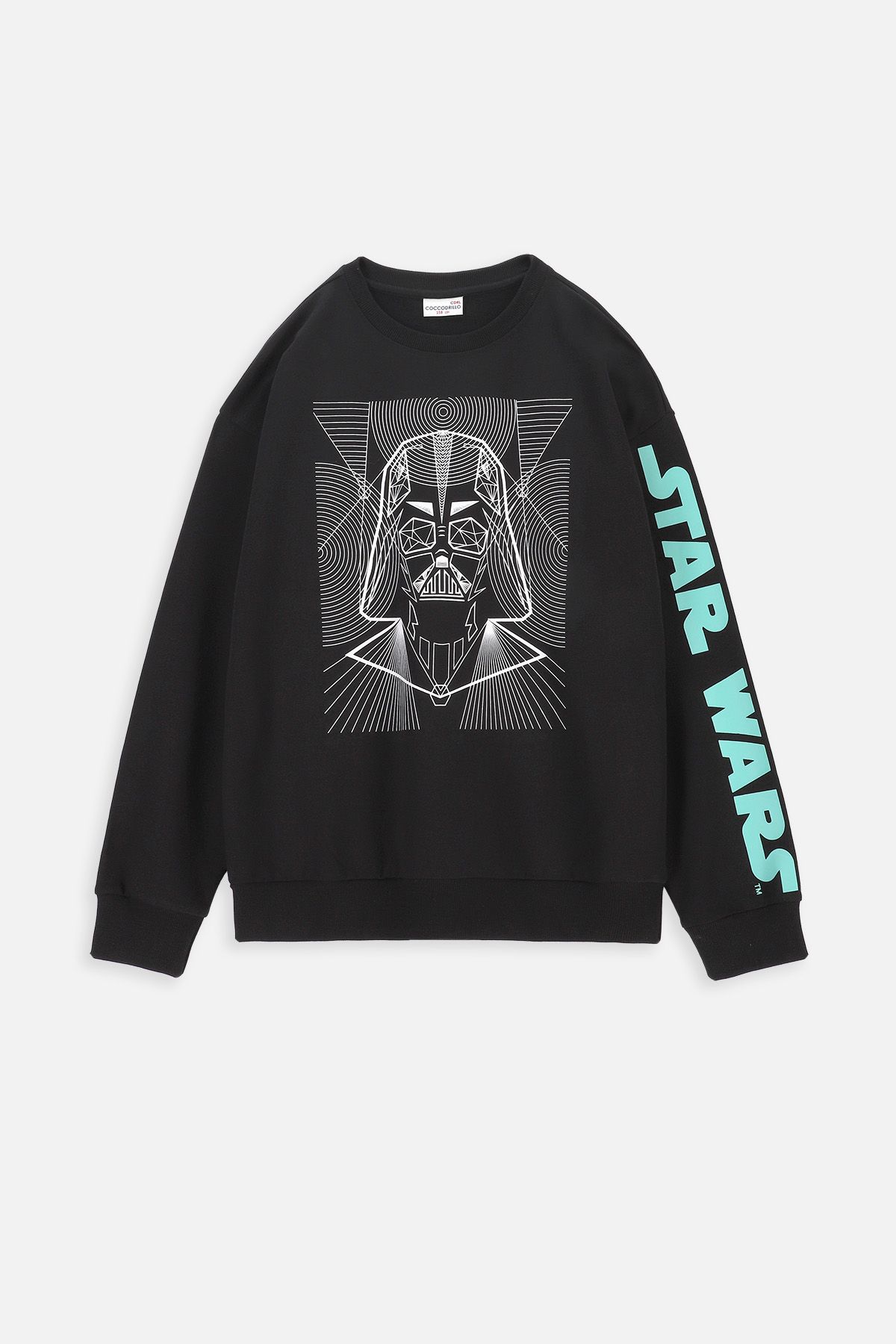 新作【ジーナシス SAWA企画】NUMBERING SWEAT ブラック　M Sweatshirt black with print and inscription, STAR WARS