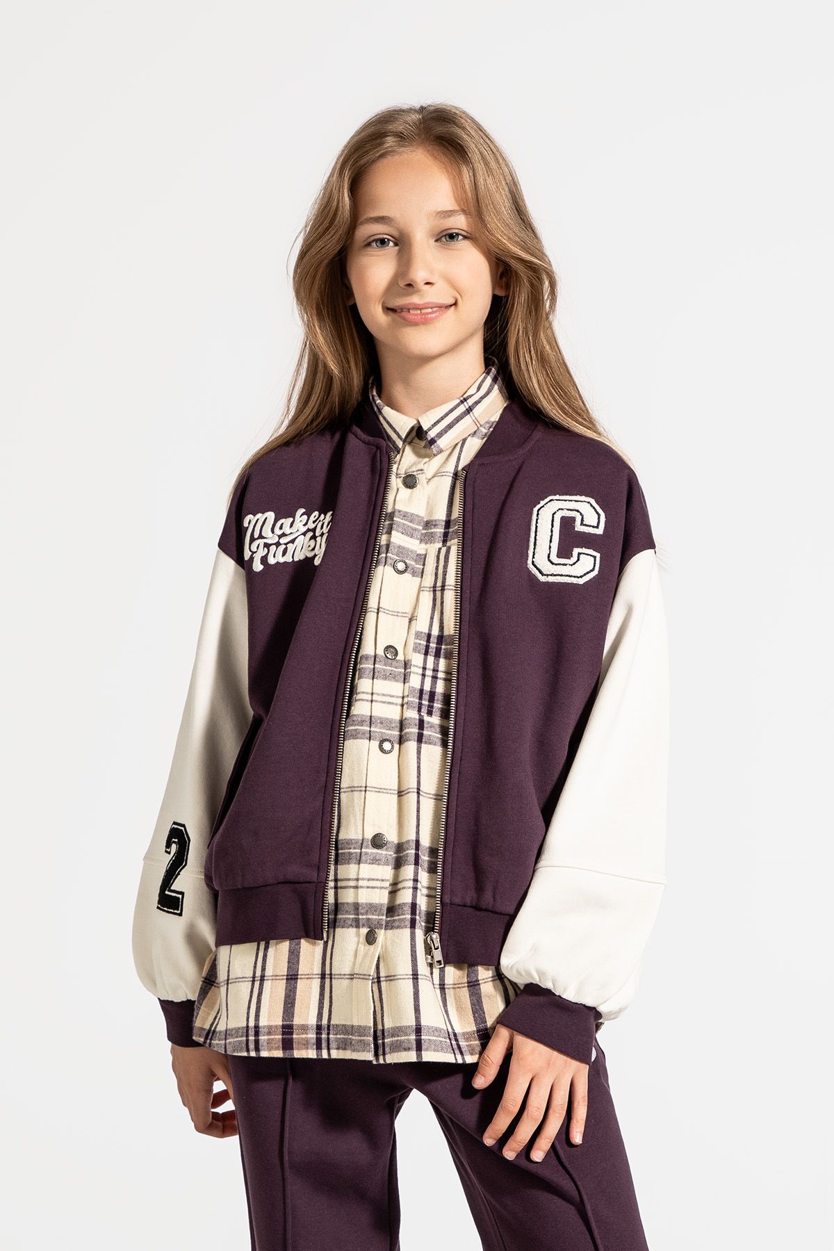 ジャケット・アウター mistreass Bicolor Compact Stadium Jacket Bicolor Compact Stadium Jacket - MISTREASS