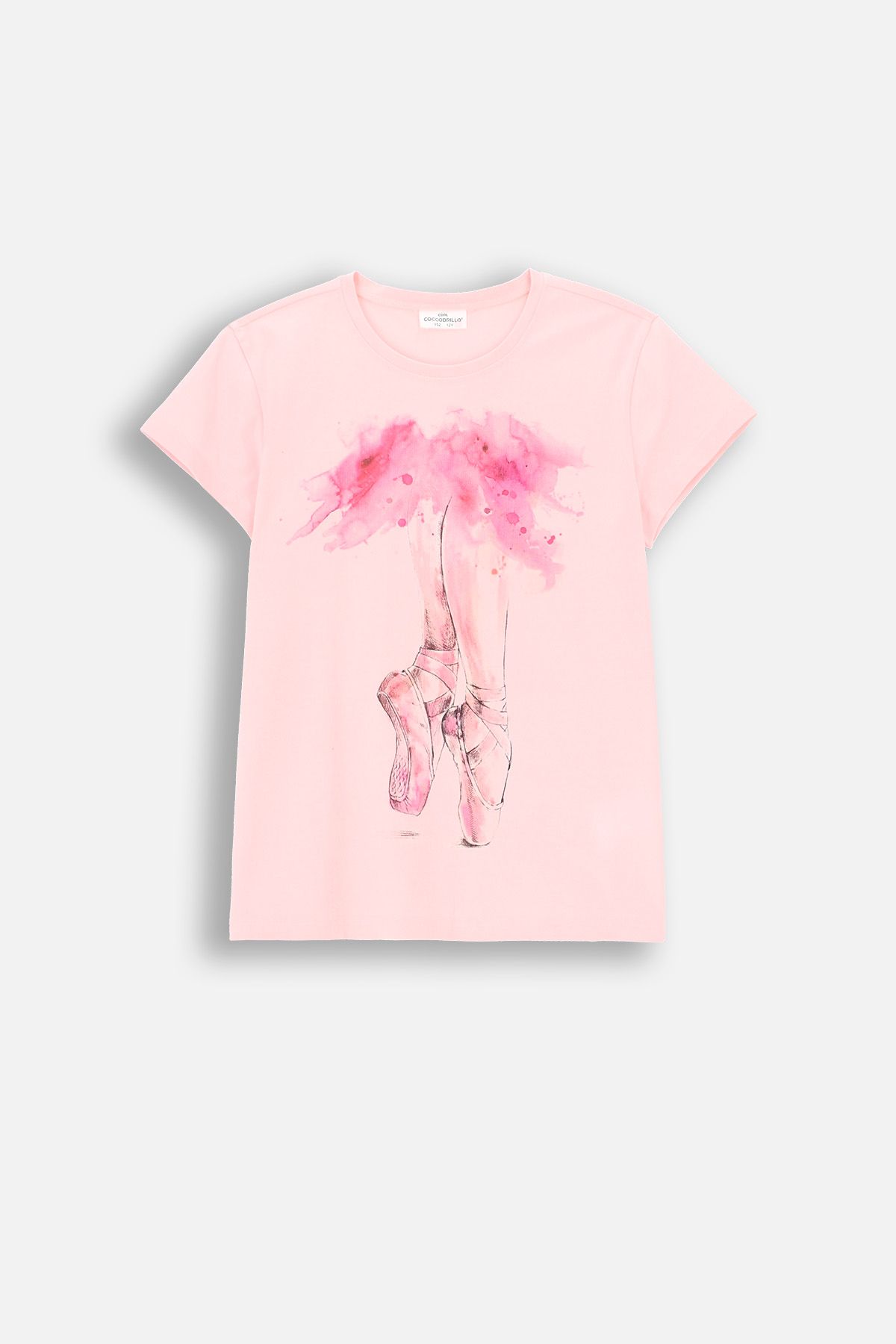 【TOMO KOIZUMI】FRILL POCKET T-SHIRT Tomo Koizumi Ruffle Sleeve T-Shirt Women's Pink Gradient