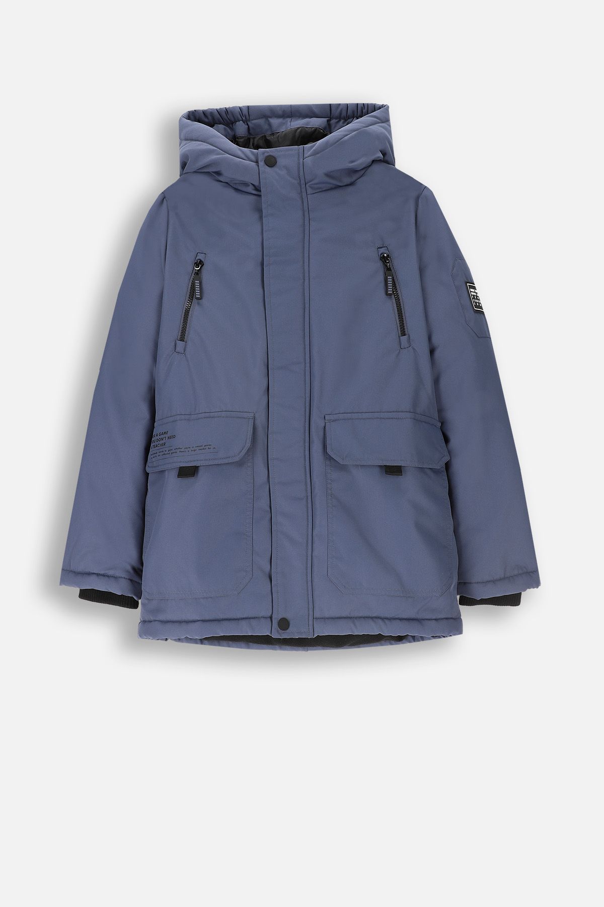 ジャケット・アウター Hiand Scallop Parka Winter jacket purple with hood and pockets - Coccodrillo