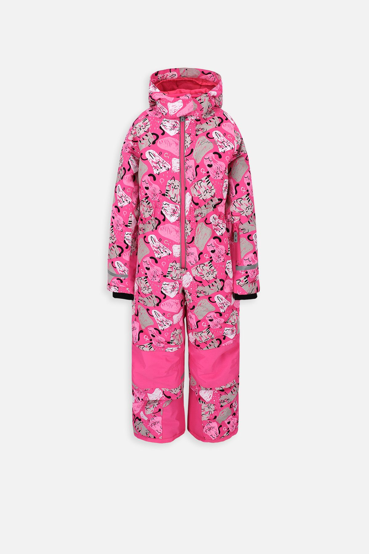 Boys' winter overalls insulated with TEFLON coating