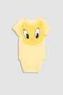 Body with short sleeves yellow, license LOONEY TUNES 2205757