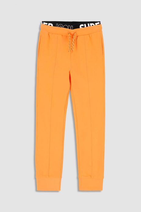 Sweatpants orange with pockets 2