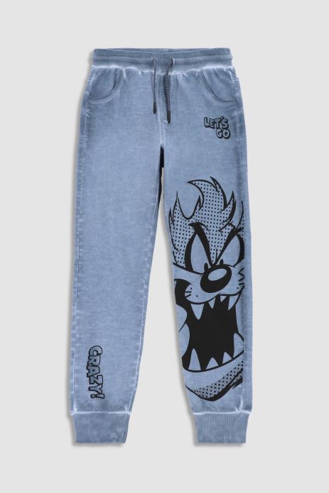 Sweatpants blue, license LOONEY TUNES with REGULAR cut