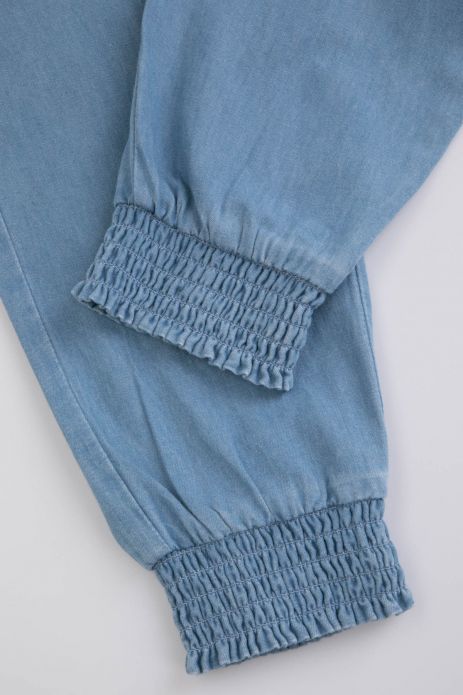Jeans trousers blue with a lowered step 2