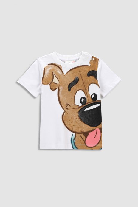 T-shirt with short sleeves white, license SCOOBY DOO 2