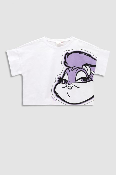 T-shirt with short sleeves white, license LOONEY TUNES