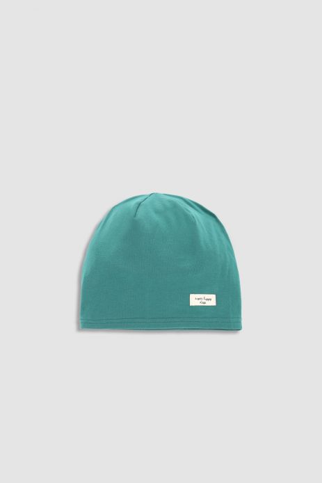 Cap green made of fine cotton