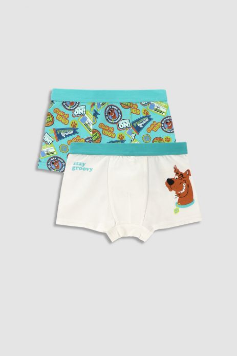 Boys' briefs multicolored 2 pack license SCOOBY DOO 2