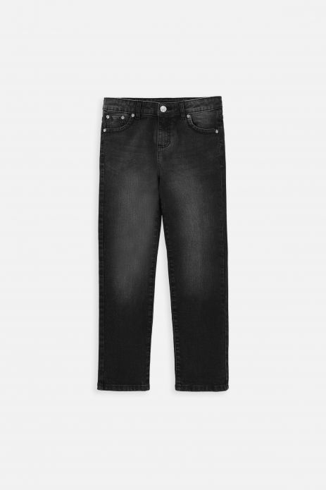 Jeans trousers black with pockets, REGULAR cut 2