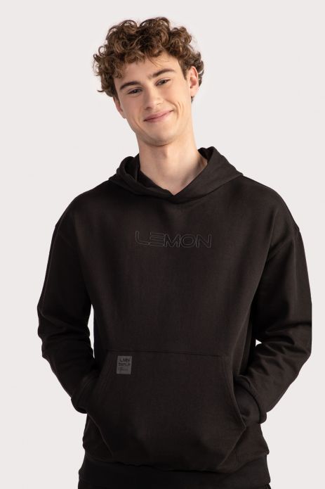 Youth unzipped sweatshirt oversize with a hood