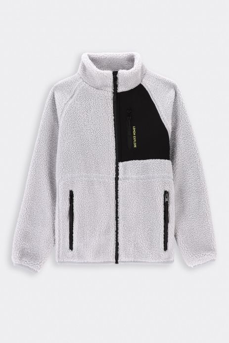Boys' transitional jacket lamb type with mesh lining 2