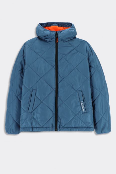 Boys' transitional jacket quilted with DWR coating 2
