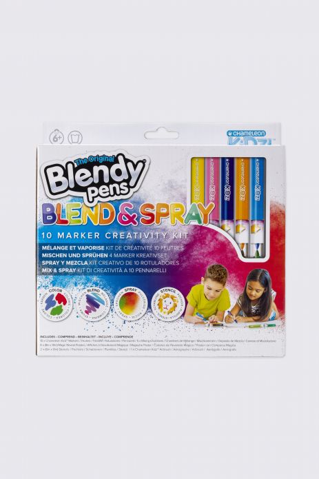 Blendy Pens - 10 marker creativity kit with accessories  2