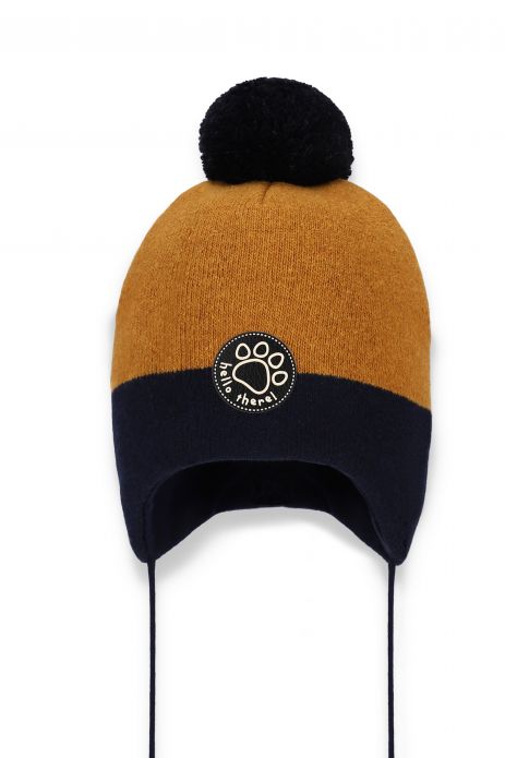 Winter cap baby with recycled cotton and thermal insulation