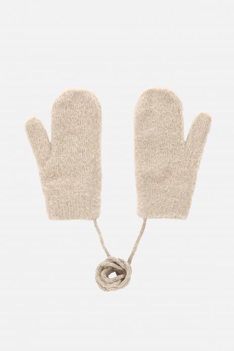 Gloves girl's two-finger sweater