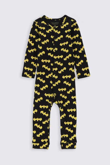 Rompers without feet black license from BATMAN