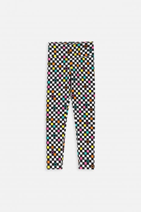 Long leggings multicolored checkered, MICKEY MOUSE license