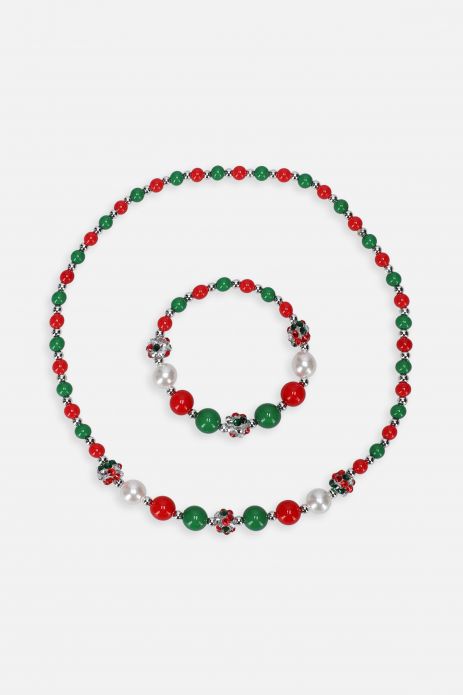 Jewellery necklace + bracelet