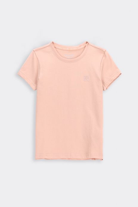 Girls' short-sleeve T-shirt basic with graphics