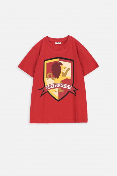 T-shirt with short sleeves HARRY POTTER red with the Gryffindor crest 2