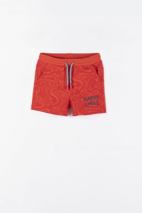 Shorts printed with abstract patterns