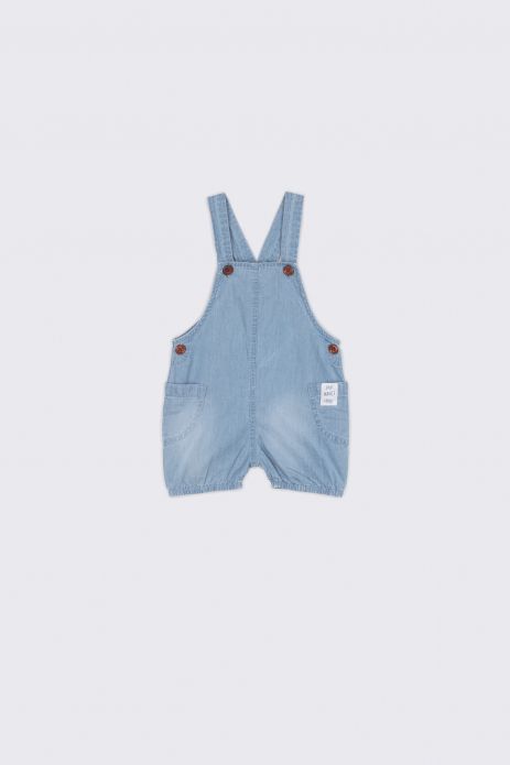 Jeans dungarees blue with short legs