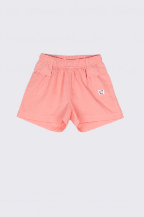 Shorts pink with the addition of linen