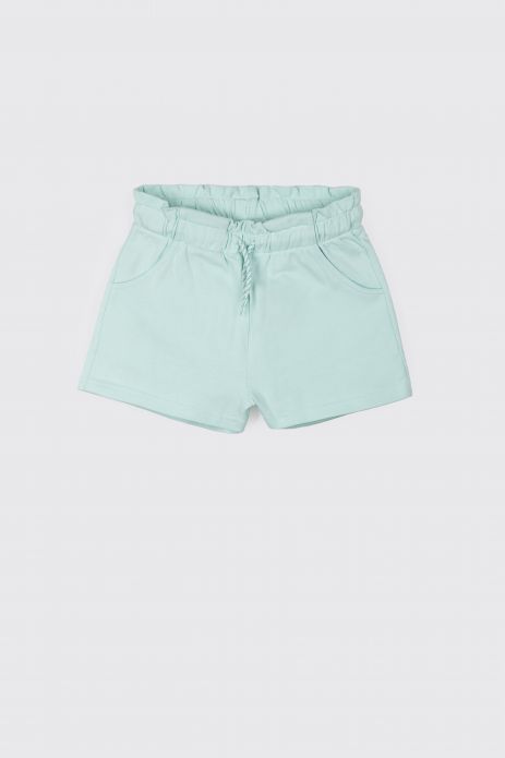 Shorts mint with a binding at the waist 2