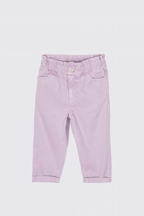 Jeans trousers purple with pockets 