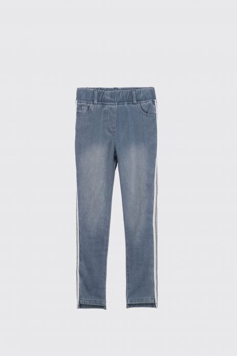 Jeans trousers blue with stripes, TREGGINS