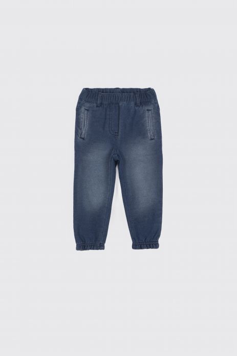 Jeans trousers regular navy blue 