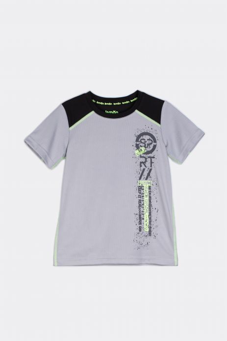 Boys' T-shirt with short sleeves from the ACTIVE series with graphics 