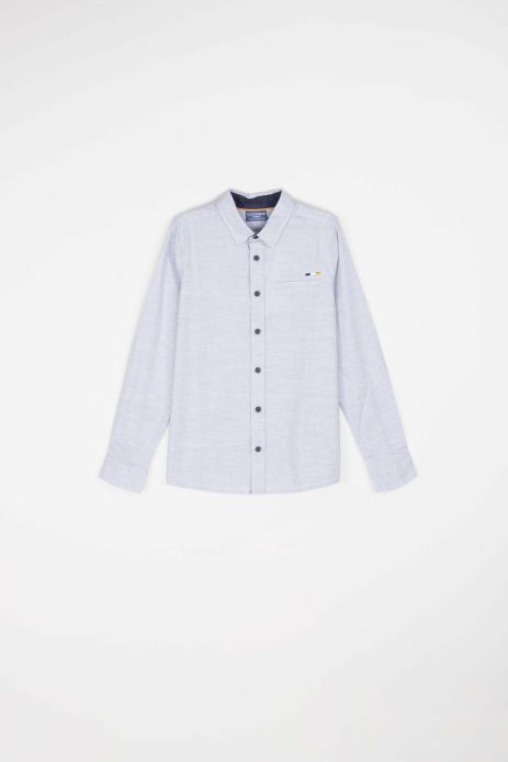 Shirt sky blue with a classic collar