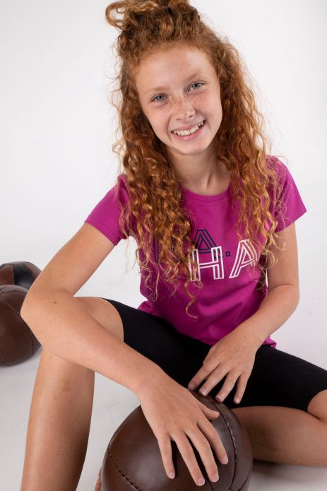 T-shirt for gymnastics in pink