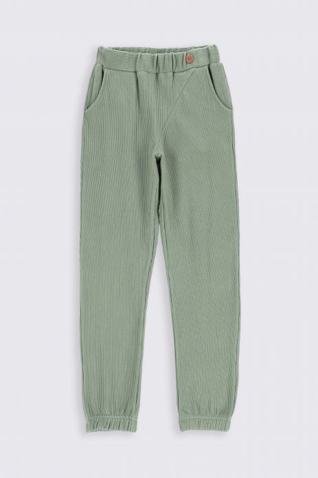 Sweatpants green loose with pockets