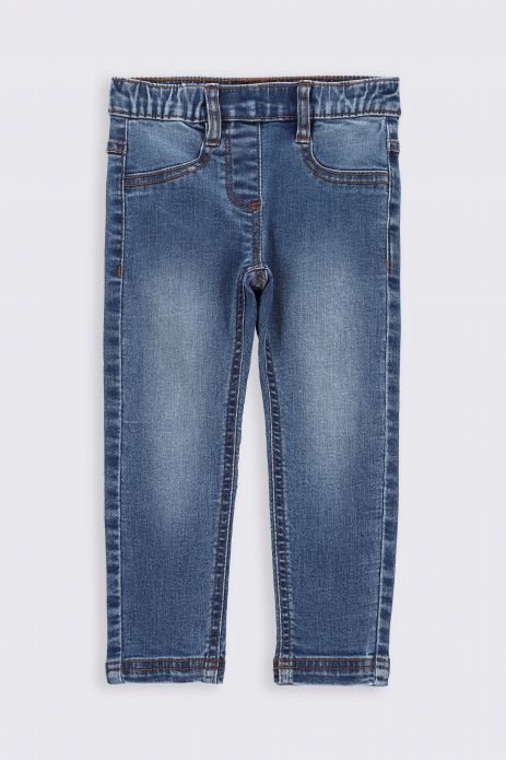 Jeans trousers blue with elasticated waist