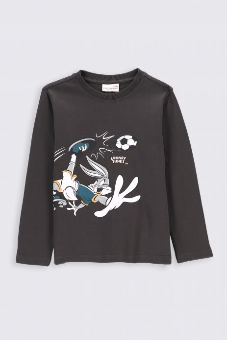 T-shirt with long sleeves graphite license from LOONEY TUNES