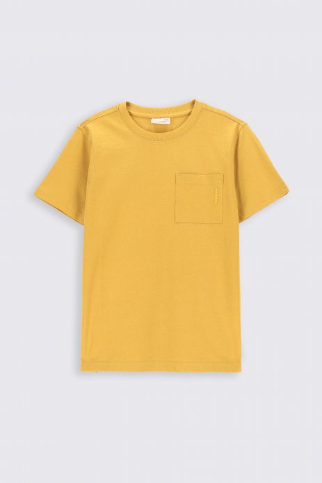T-shirt with short sleeves honey with breast pocket