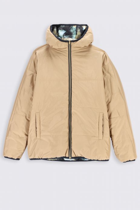 Two-sided jacket multicolored transitional with a hood 2