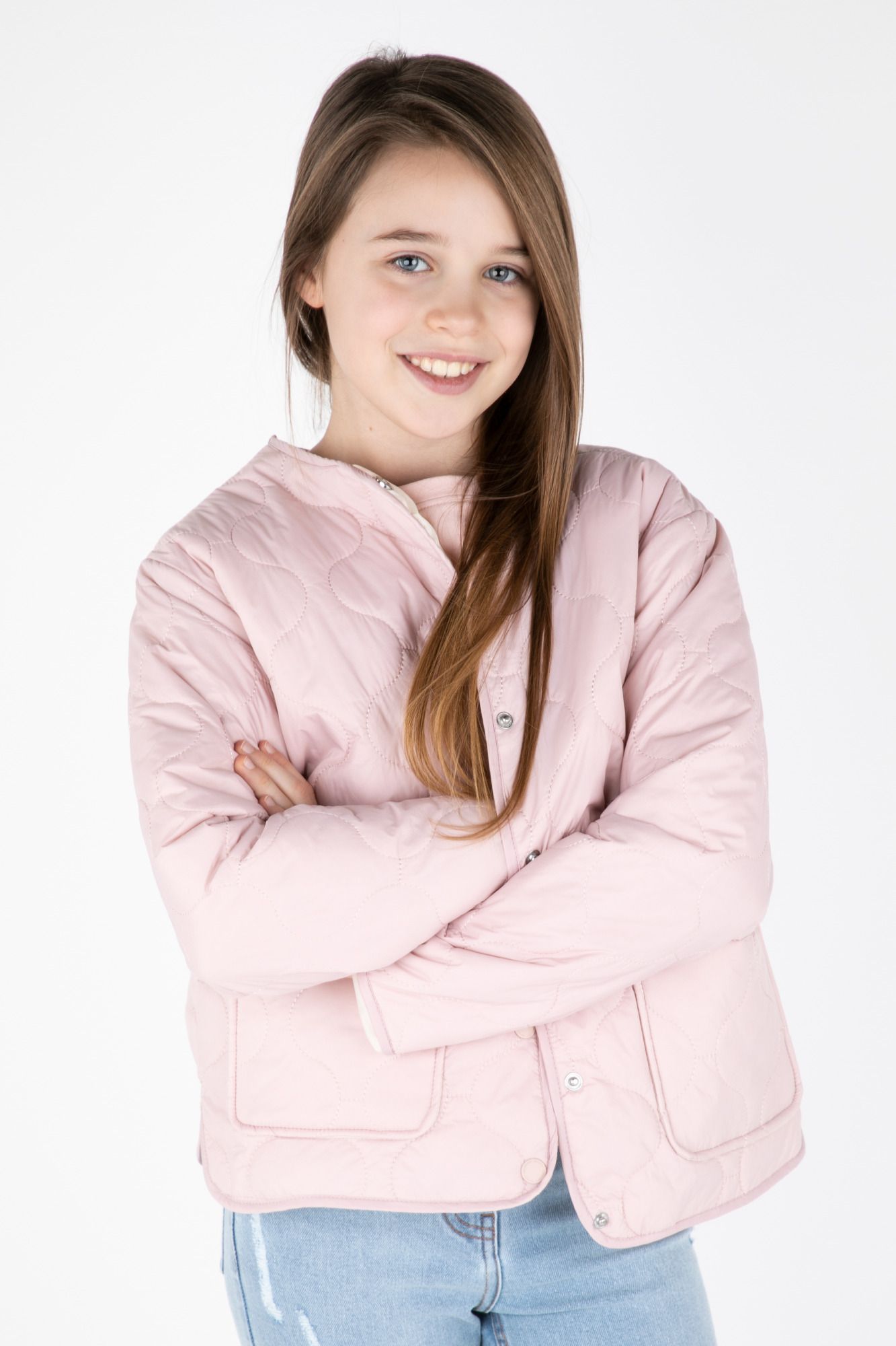 ジャケット・ブルゾン soor ploom  quilted jacket 4y Jacket with lining pink quilted - Coccodrillo